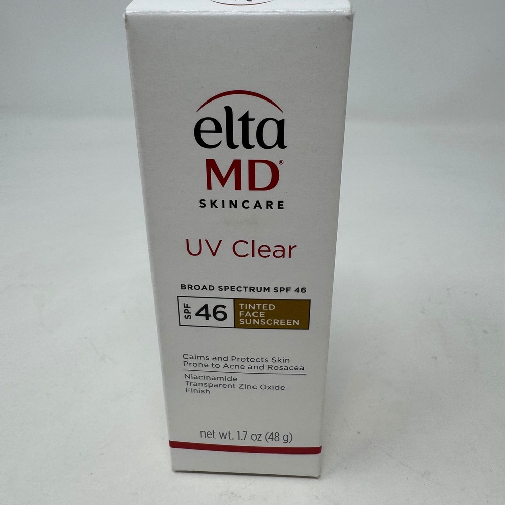 EltaMD UV Clear Tinted Face Sunscreen Broad Spectrum SPF 46 1.7oz Exp 2027/03